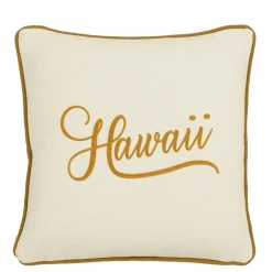 Geen Kussen oker Hawaii - l45xb45xh10cm