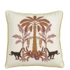 Geen Kussen palmboom l.bruin - l45xb45xh10cm