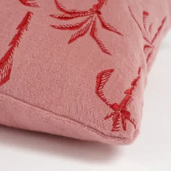 Geen Kussen palmboom l.roze - l45xb45xh10cm