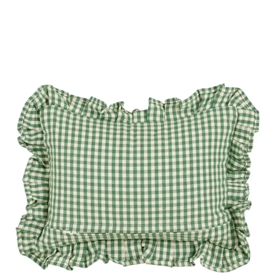 Geen Kussen Paris groen - l35xb25xh10cm