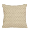 Geen Kussen print driehoek beige 45 x 45 cm