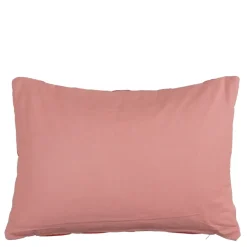 Geen Kussen rood scallopes - l55xb35xh10cm