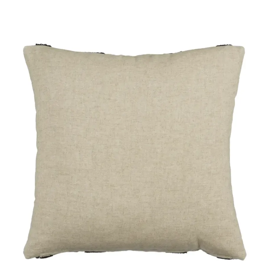 Geen Kussen streep antraciet - l45xb45xh10cm