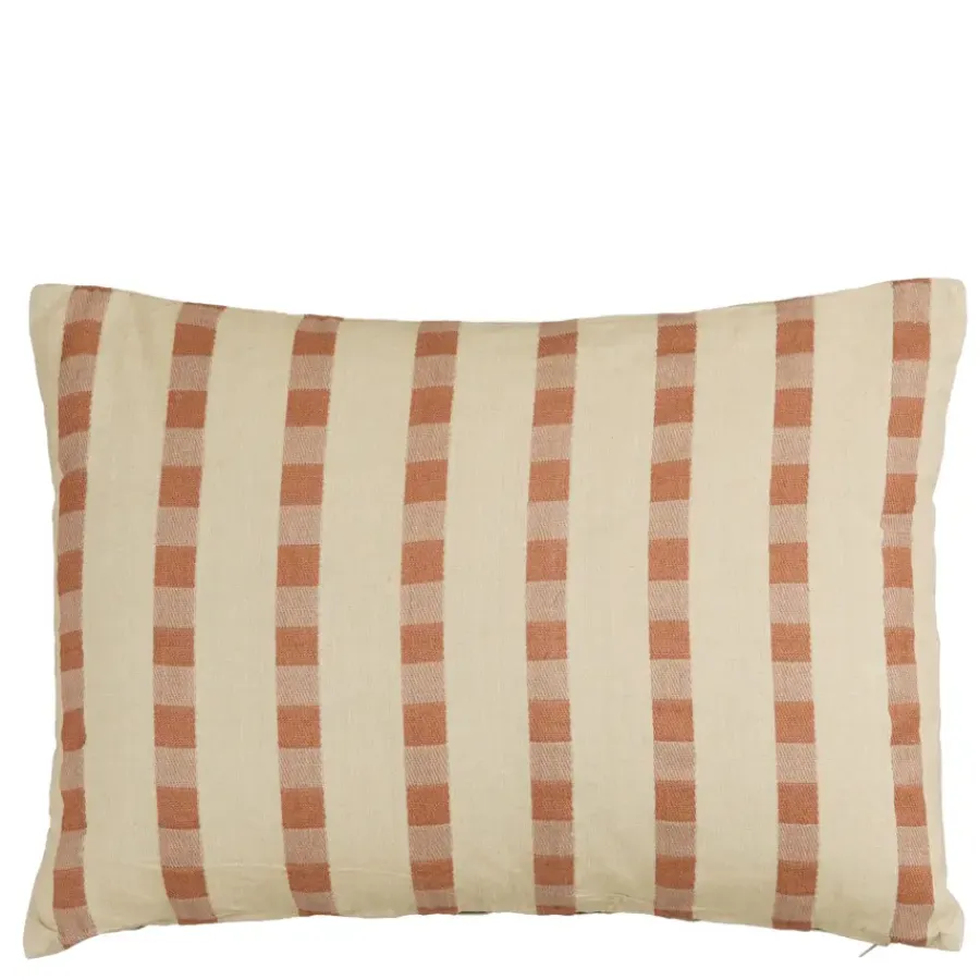 Geen Kussen streep beige - l70xb50xh10cm