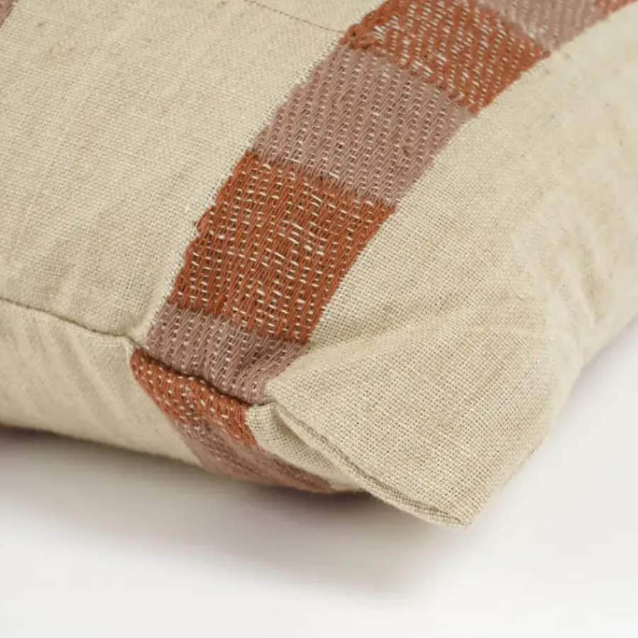 Geen Kussen streep beige - l70xb50xh10cm