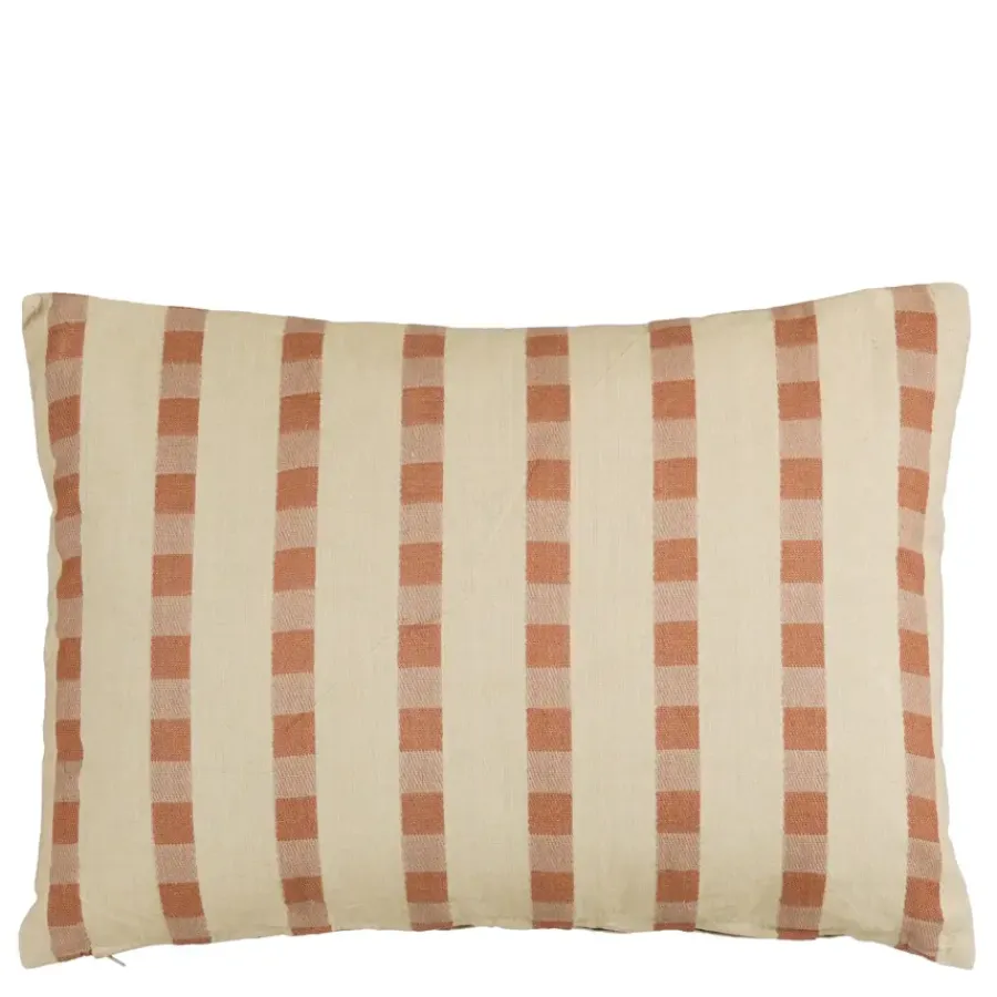 Geen Kussen streep beige - l70xb50xh10cm