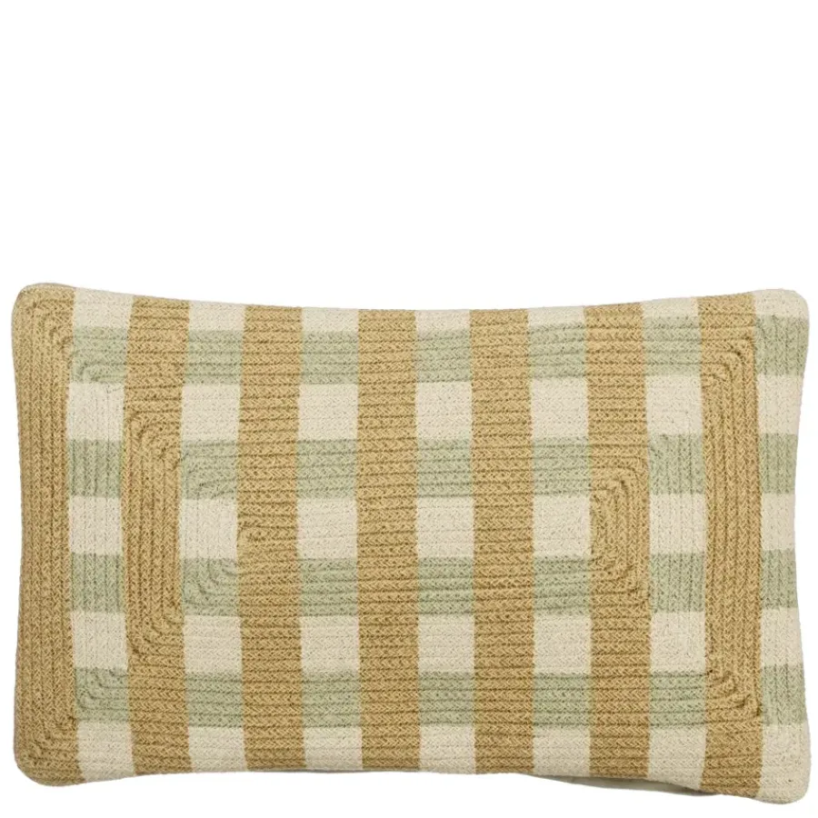 Geen Kussen streep beige - l55xb35xh10cm