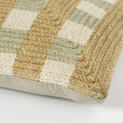 Geen Kussen streep beige - l55xb35xh10cm