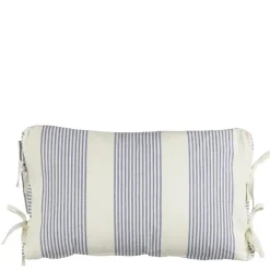 Geen Kussen streep blauw - l55xb35xh10cm