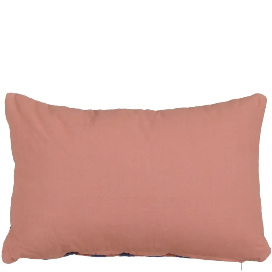 Geen Kussen streep blauw - l55xb35xh10cm