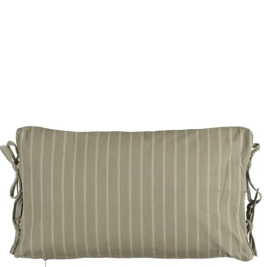 Geen Kussen streep licht bruin - l55xb35xh10cm