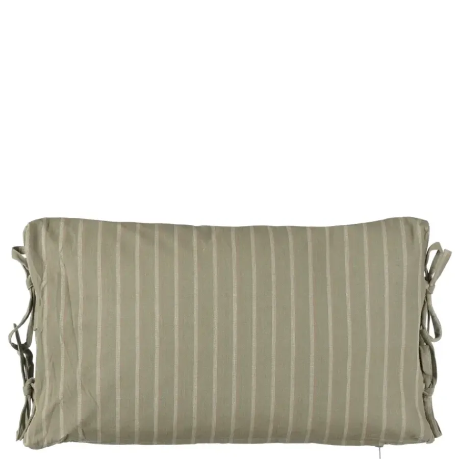 Geen Kussen streep licht bruin - l55xb35xh10cm