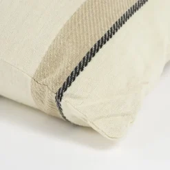 Geen Kussen streep off white - l55xb35xh10cm