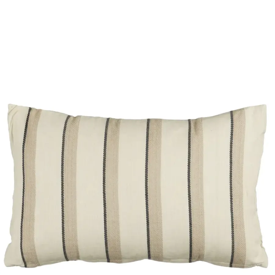 Geen Kussen streep off white - l55xb35xh10cm