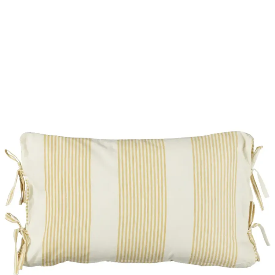 Geen Kussen streep oker - l55xb35xh10cm