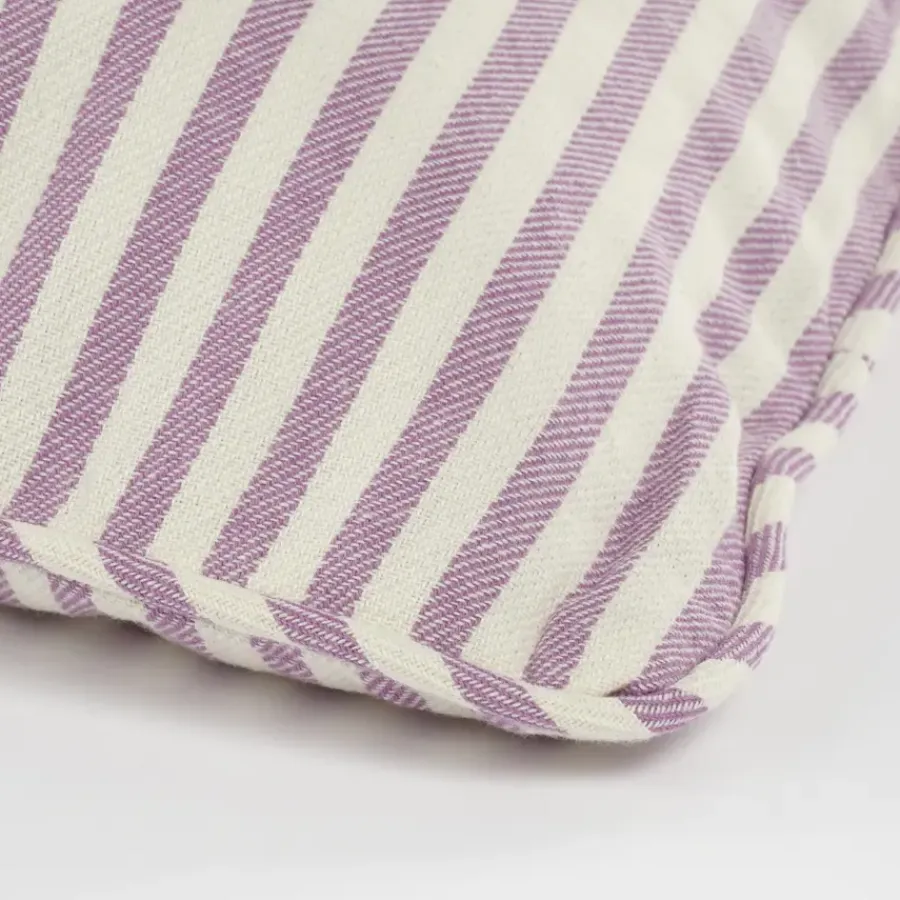 Geen Kussen streep paars - l55xb35xh10cm