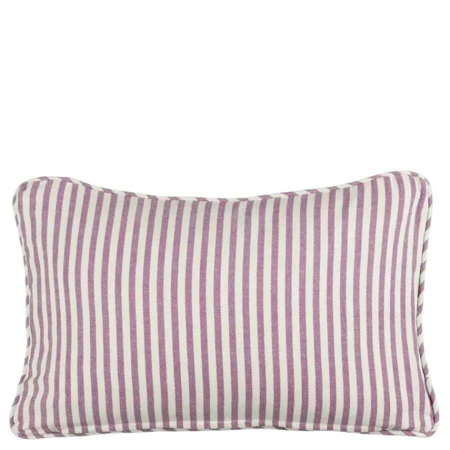 Geen Kussen streep paars - l55xb35xh10cm
