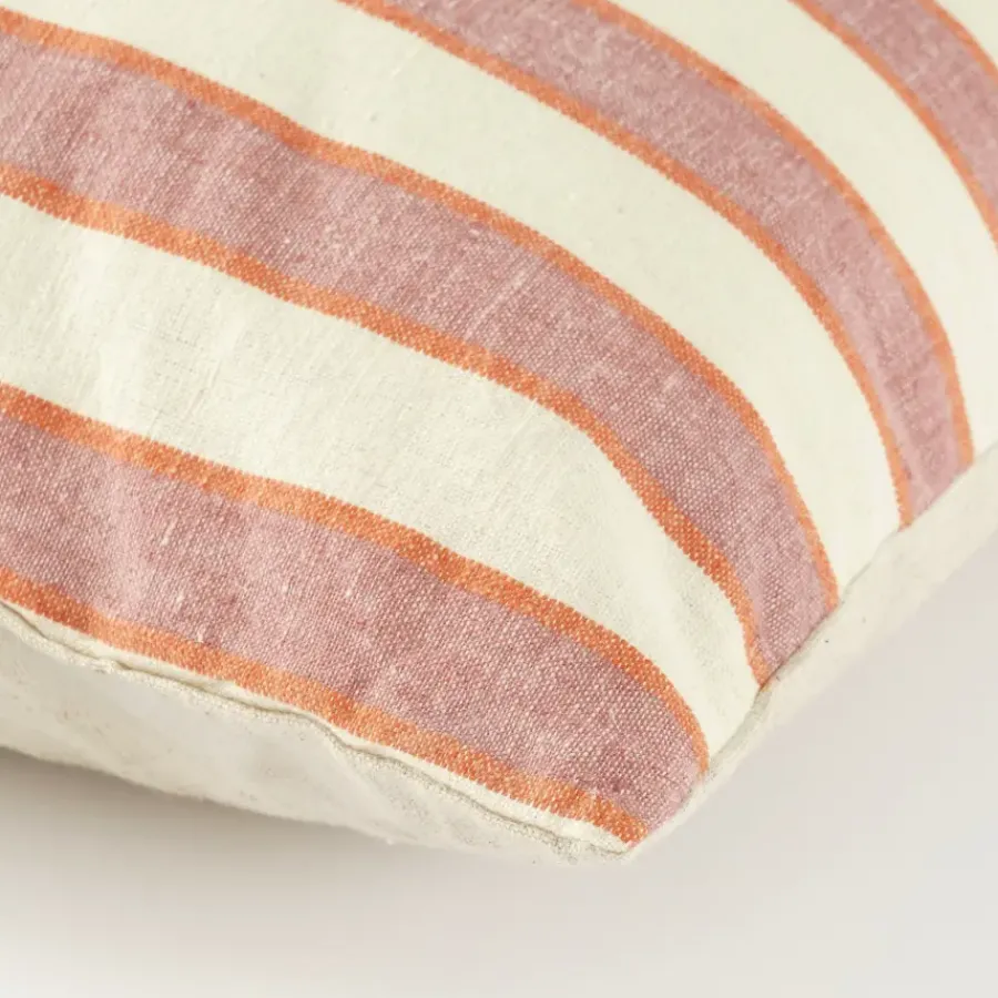 Geen Kussen streep roze - l55xb35xh10cm