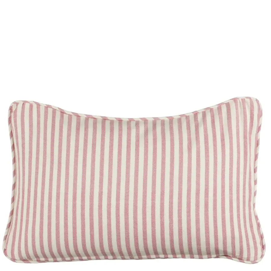 Geen Kussen streep roze - l55xb35xh10cm