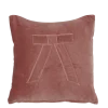 Geen Kussen strik roze 45 x 45 cm