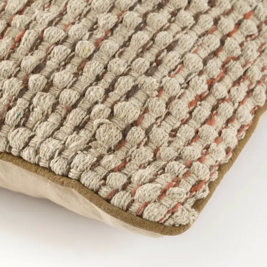 Geen Kussen structure beige - l55xb35xh10cm