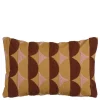 Geen Kussen tufted bruin - l55xb35xh10cm