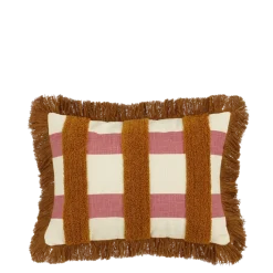 Geen Kussen vierkant bruin - l41xb31xh10cm