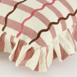 Geen Kussen wave oud roze - l55xb35xh10cm