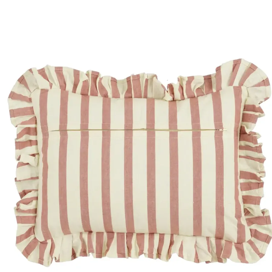 Geen Kussen wave oud roze - l55xb35xh10cm