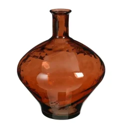 Geen Kyara vaas recycled glas roest - h46xd37cm