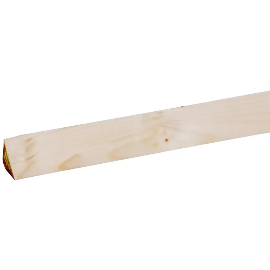 Lat driehoek vuren 20x20 mm lengte 270 cm