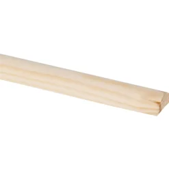 Lat grenen halfrond 12x29 mm lengte 270 cm