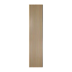 Lattenwand badkamer 260x52 cm licht eiken, dikte 15 mm