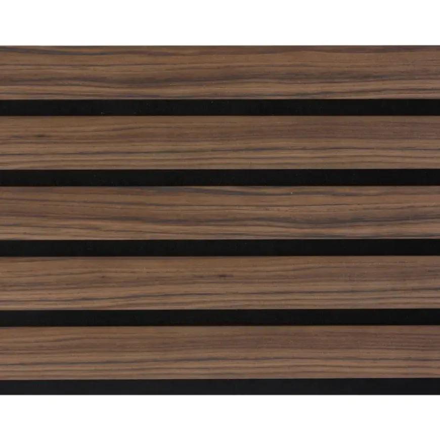 Lattenwand Decowall Acoustic Advanced walnoot 260x30cm, 2 stuks (1.56m2)