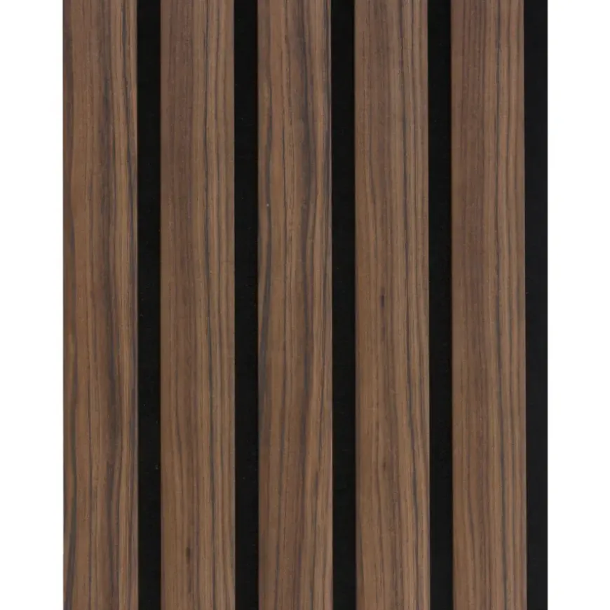 Lattenwand Decowall Acoustic Advanced walnoot 260x30cm, 2 stuks (1.56m2)