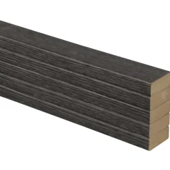Lattenwand Decowall MDF grafiet eiken, lengte 260cm, 5 stuks