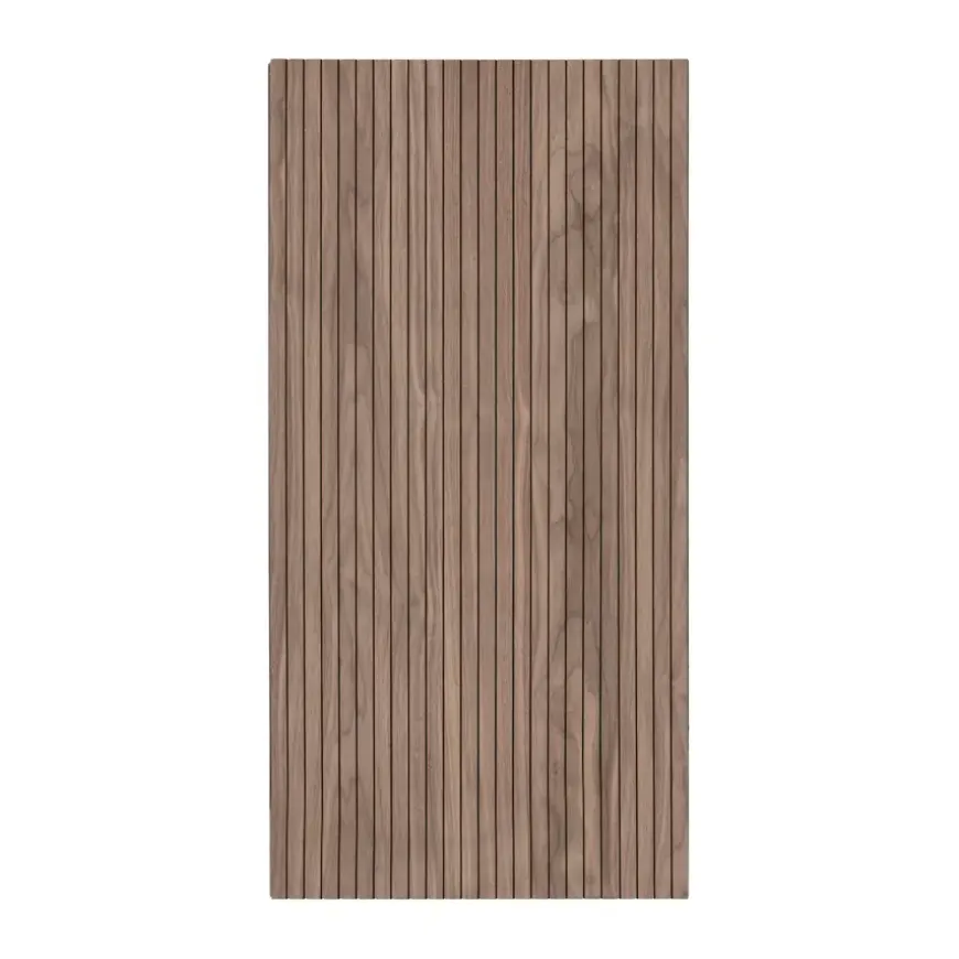 Lattenwand flexibel walnoot 260x52,5 cm, dikte 6,5 mm - 2 stuks per pak