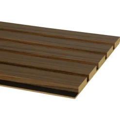 Cando Green Lattenwand MDF Decowall Essential walnoot 260x30cm, 2 stuks (1.56m2)