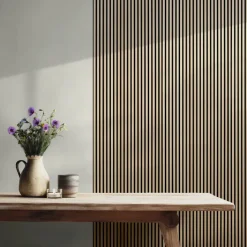 Lattenwand Melbourne 260 x 52 cm licht eiken dikte 9,7 mm los
