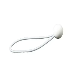 Ledent elastiek lus met bol 10 stuks 4 mm 15 cm