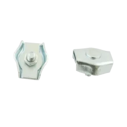 Ledent kabelklem simplex tot Ø 3 mm verzinkt (2 stuks)