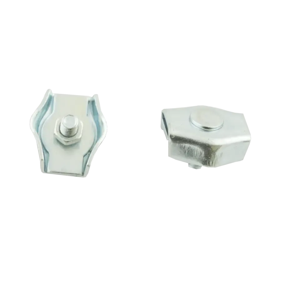 Ledent kabelklem simplex tot Ø 3 mm verzinkt (2 stuks)