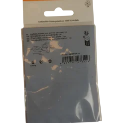Ledent karabijnhaak met moer verzinkt 80 mm