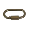 Ledent kettingsluiting 4 mm met moer verzinkt (2 stuks)
