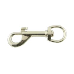 Ledent musketonhaak vernikkeld 50 mm 2 stuks