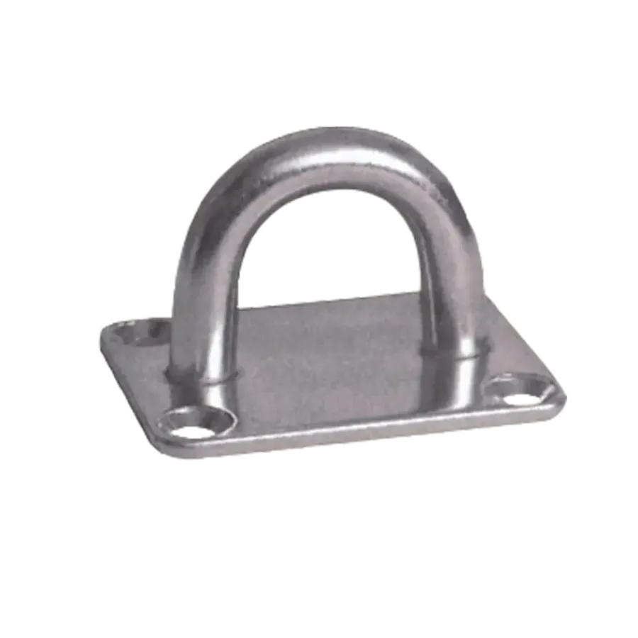 Ledent oog op plaat 50 mm