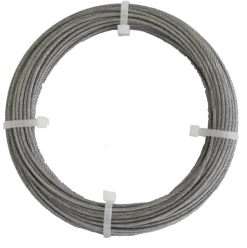 Ledent staaldraad grijs Ø4 mm / 10 m