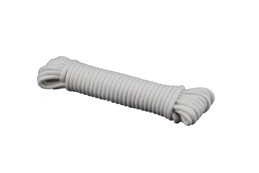 Ledent touw gevlochten naturel katoen 5 mm 10 m
