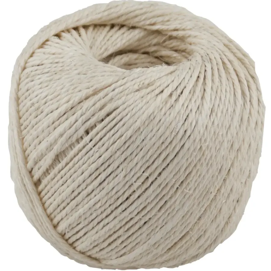 Ledent touw sisal S3 wit Ø3 mm / 180 m
