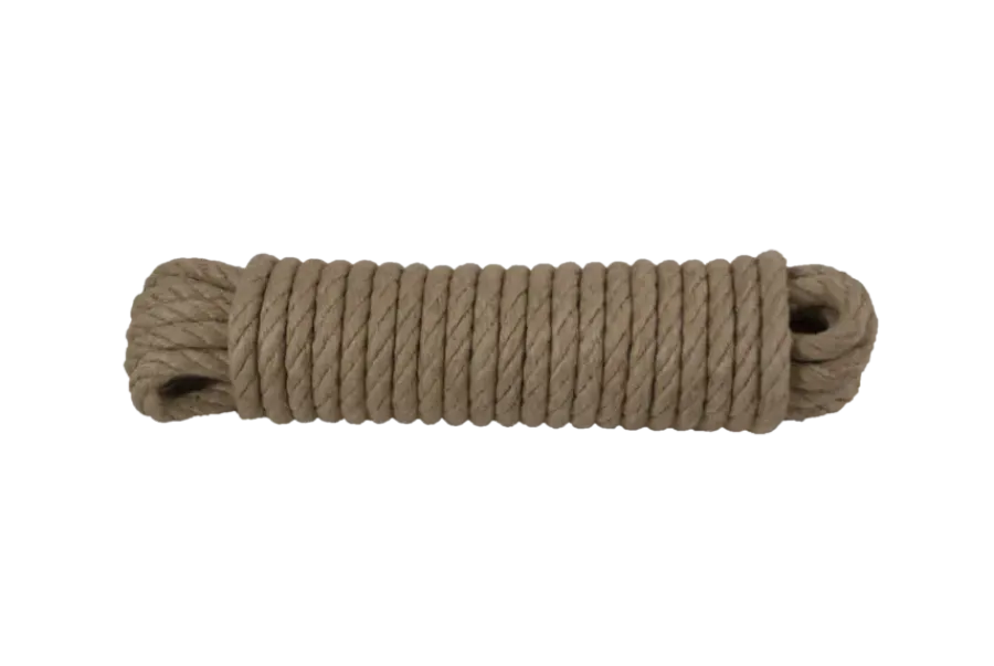Ledent vlastouw bruin Ø10 mm / 10 m